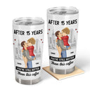 Couple Kissing After Years Hotter Than This Coffee - Gift For Couples - Personalized Tumbler