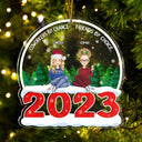 Christmas Coworkers By Chance - Gift For Colleagues - Personalized Custom Shaped Acrylic Ornament