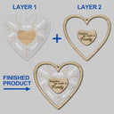Christmas Puzzle Together We Make A Family - Gift For Family - Personalized 2-Layered Mix Ornament