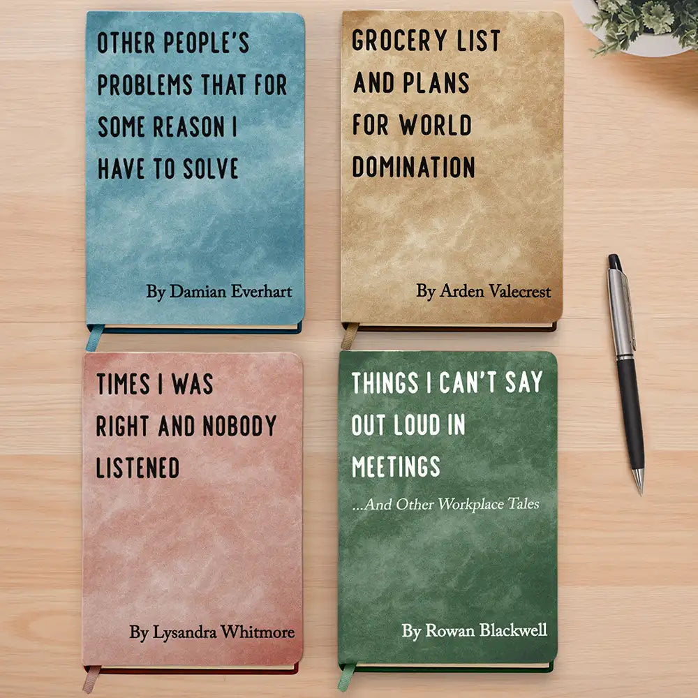 Times I Was Right And Nobody Listened Funny Sarcastic Book - Personalized Leather Journal