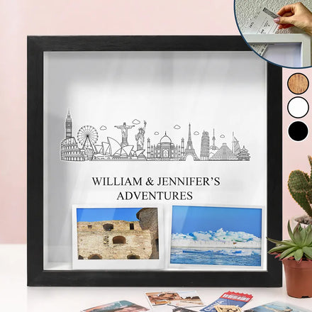 Time To Travel Sketch Building Adventure - Personalized Ticket Memory Box