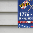 Family,Happy - America 250th Anniversary US Semiquincentennial States - Personalized Flag