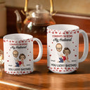 Gift For Couples,Gift For Husband,Gift For Boyfriend,Funny - I Licked It So It's Mine - Personalized White Edge-to-Edge Mug