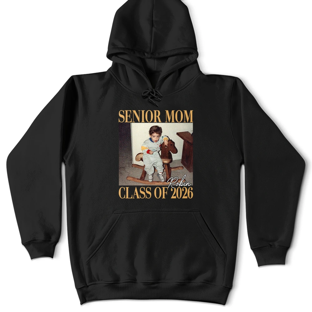 Graduation, Gift For Mother, Happy - Custom Photo Senior Mom Graduation - Personalized T Shirt