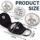 Custom Photo,Memorial,Family,Sad - Custom Photo Pencil Sketch Memorial Still With Me - Personalized Leather Pocket Hug