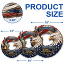 Family, Independence Day, America 250th, Happy, Top Market - 3D Effect Eagle America 250th Anniversary - Personalized Custom Shaped Wood Sign