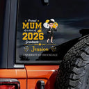 Family, Graduation, Happy - Proud Family Of A Graduate - Personalized Decor Decal
