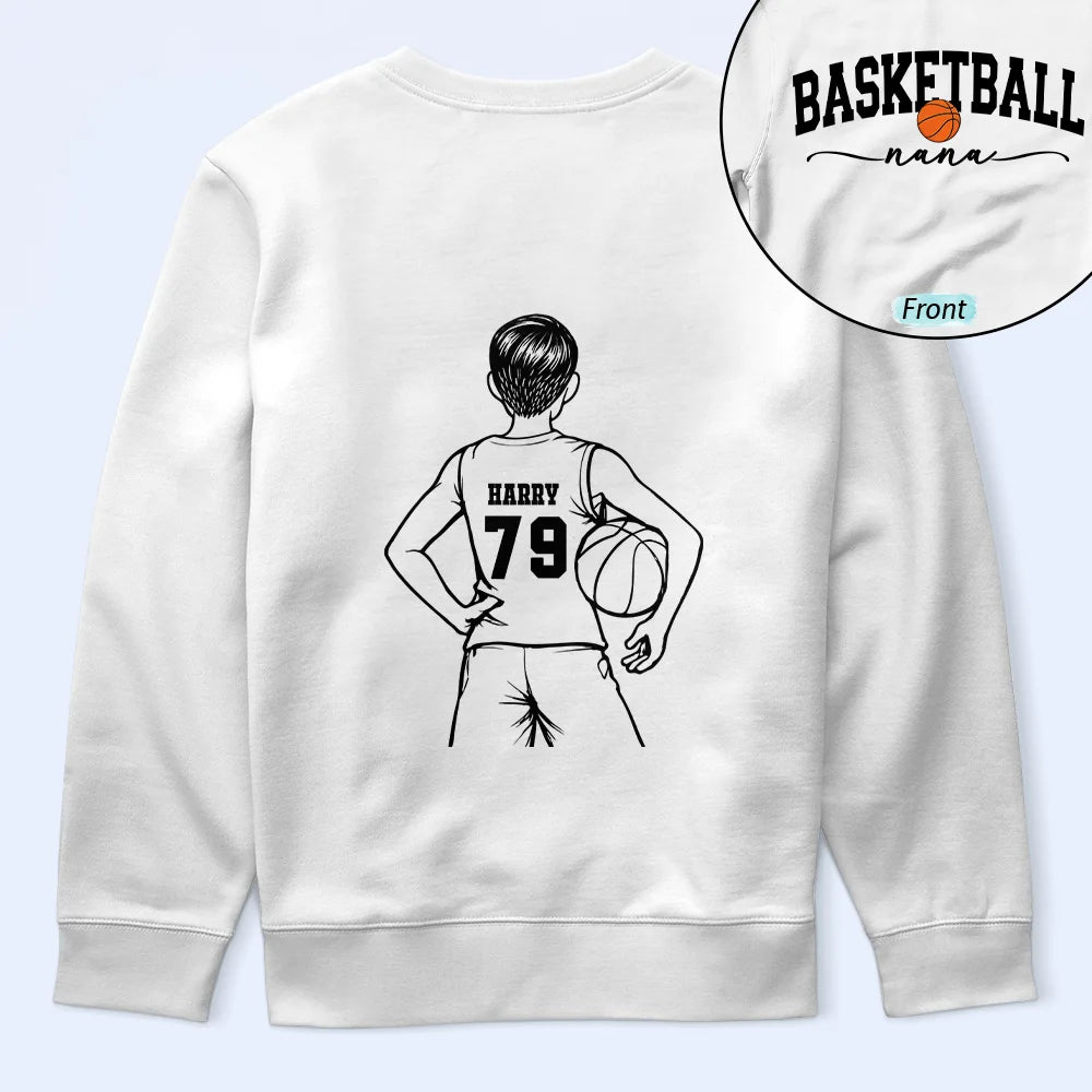 Basketball,Sport Mom,Sport Dad,Gift For Mother,Gift For Father,Happy - Basketball Mom - Personalized T Shirt