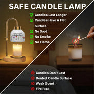 Happy,Gift For Grandma,Love - In Grandma's Garden Love Grows Here - Personalized Candle Warmer Lamp