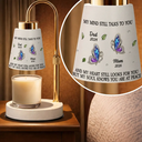 Memorial,Gift For Father,Gift For Mother,Sad,Family - Memorial My Mind Still Talks To You - Personalized Candle Warmer Lamp