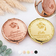 Graduation,Happy - Congrats Graduation - Personalized Compact Mirror
