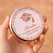 Graduation,Happy - Congrats Graduation - Personalized Compact Mirror