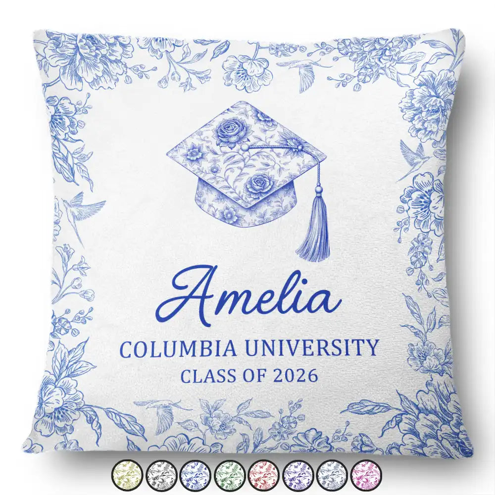 Graduation,Happy - Congrats Graduation - Personalized Pillow