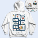 Custom Photo,Gift For Father,Dad - Children,Non-Eng,Photo,Adorable - Custom Photo Funny Car Race On Back I Love You - Personalized T Shirt