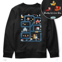 Custom Photo,Gift For Father,Dad - Children,Non-Eng,Photo,Adorable - Custom Photo Funny Car Race On Back I Love You - Personalized T Shirt