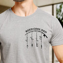 Gift For Father,Gift For Grandpa,Fishing,Non-Eng,Icon,Proud - Reel Cool Dad Grandpa - Personalized T Shirt