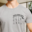 Gift For Father,Gift For Grandpa,Fishing,Non-Eng,Icon,Proud - Reel Cool Dad Grandpa - Personalized T Shirt