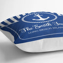 Summer,Family,Confident,Custom Text - Beach House Lake House Family Name - Personalized Pillow