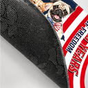 America 250th, Custom Photo, Independence Day, Art Design, Pet Lovers, Playful, Photo - US Theme Accessories Watercolor - Custom Photo Watercolor With US Accessories Patriotic Dog Cat 250 Years Of Freedom - Personalized Doormat
