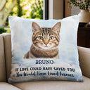 Sentimental,Custom Photo,Pet Lovers,Memorial,Upload Full Photo - Custom Photo I Will Carry You With Me - Personalized Pillow