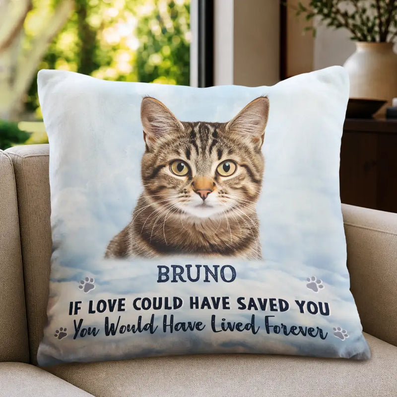 Sentimental,Custom Photo,Pet Lovers,Memorial,Upload Full Photo - Custom Photo I Will Carry You With Me - Personalized Pillow