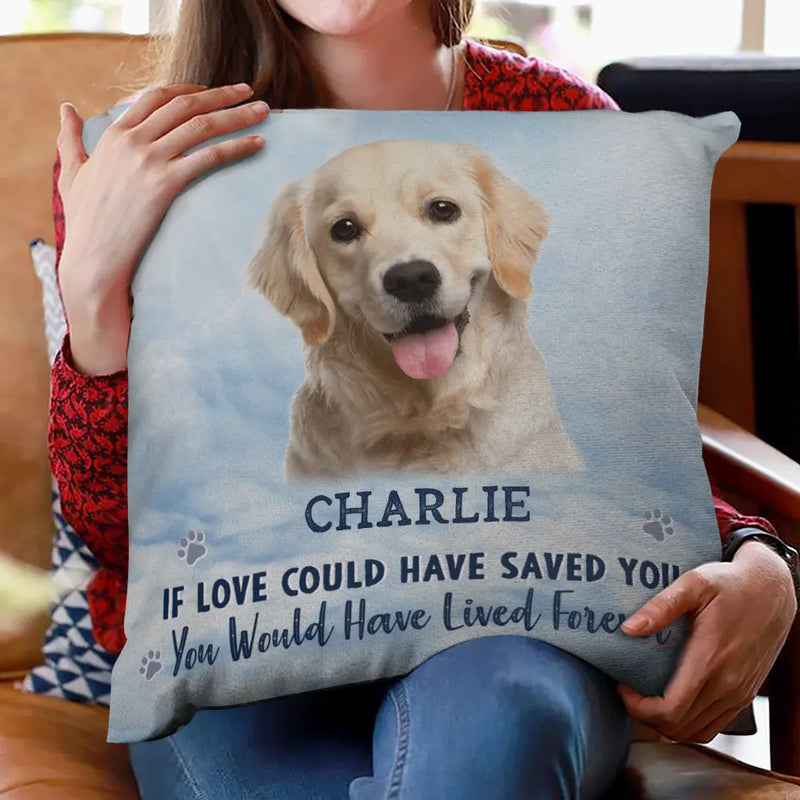 Sentimental,Custom Photo,Pet Lovers,Memorial,Upload Full Photo - Custom Photo I Will Carry You With Me - Personalized Pillow