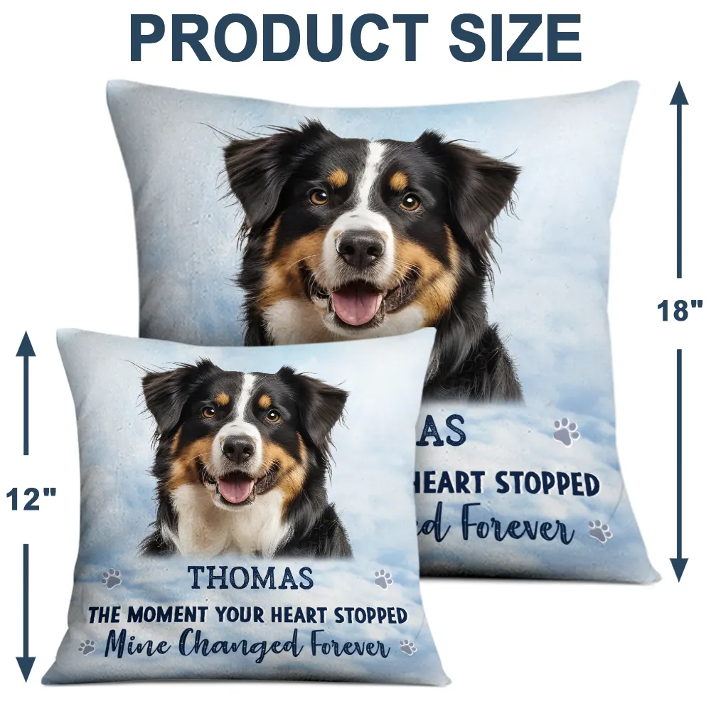 Sentimental,Custom Photo,Pet Lovers,Memorial,Upload Full Photo - Custom Photo I Will Carry You With Me - Personalized Pillow