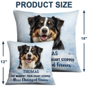Sentimental,Custom Photo,Pet Lovers,Memorial,Upload Full Photo - Custom Photo I Will Carry You With Me - Personalized Pillow