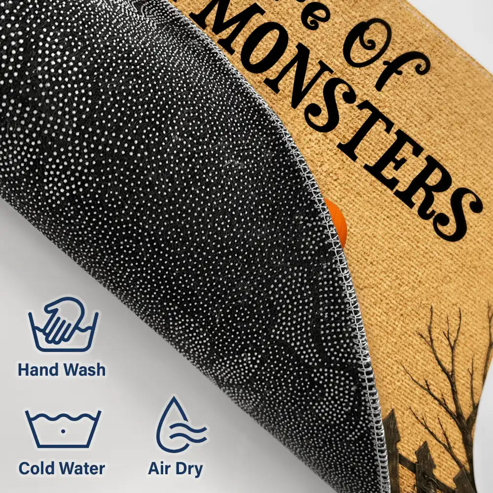 Art Design,Playful,Halloween,Pet Lovers,Photo - Halloween Theme Accessories 3D Cartoon - Custom Photo 3D Halloween Themed Pet Spooky Haunted Home - Personalized Doormat