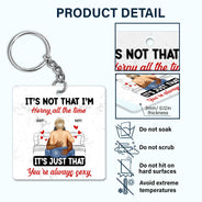 Couple Kissing It's Just You Always Sexy - Gift For Couples - Personalized Acrylic Keychain