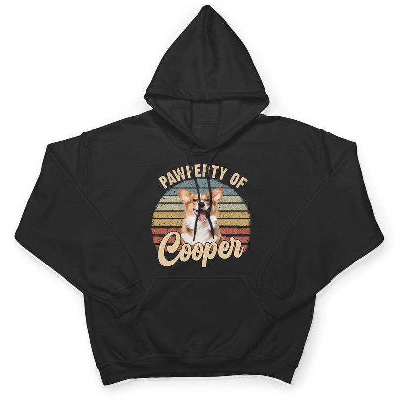 Custom Photo Pawperty Of - Gift For Dog Lovers - Personalized T Shirt