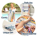 Beach Couple Travel Partners For Life - Personalized Beach Towel