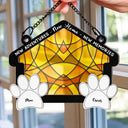 New Home New Adventures New Memories - Personalized Window Hanging Suncatcher Ornament