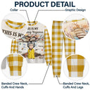Reading,Gift For Yourself,Happy - This Is My Reading Pajama - Personalized Unisex Pajamas Set