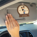 Gift For Couples,Gift For Husband,Gift For Wife,Gift For Boyfriend,Gift For Girlfriend,Happy - Kissing Couple Best Thing On The Internet - Personalized Custom Shaped Car Visor Clip