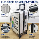Travel, Gift For Yourself, Gift For Women - Just A Girl Boy Who Loves Traveling - Personalized Clear Luggage Cover