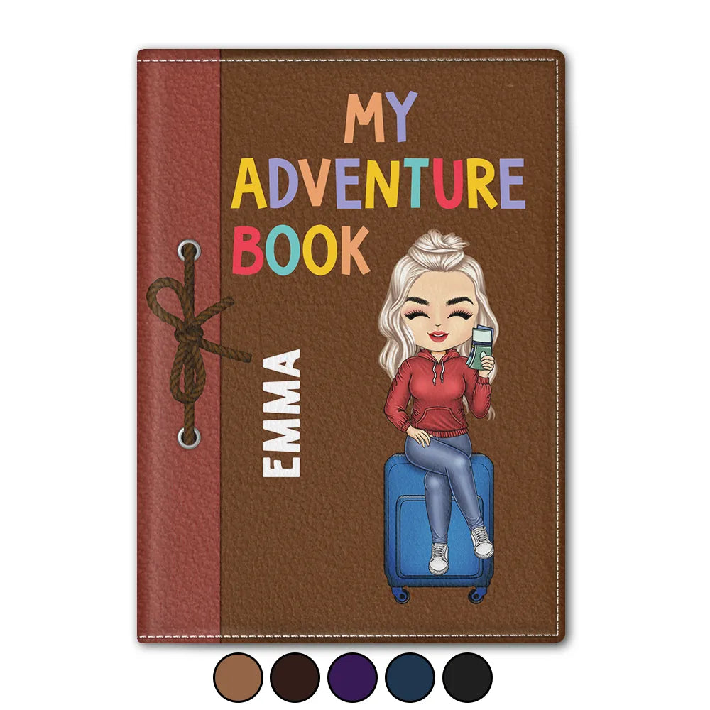 Travel, Gift For Yourself - My Adventure Book - Personalized Passport Cover, Passport Holder
