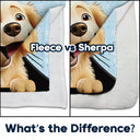 Dog Lovers,Pet Lovers,Dog Mom,Dog Dad,Pet Mom,Pet Dad - Dogs Make Life Better - Personalized Fleece Blanket, Sherpa Blanket