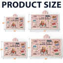 This Is My Reading Blanket Birth Month Flower - Personalized Wearable Hooded Blanket