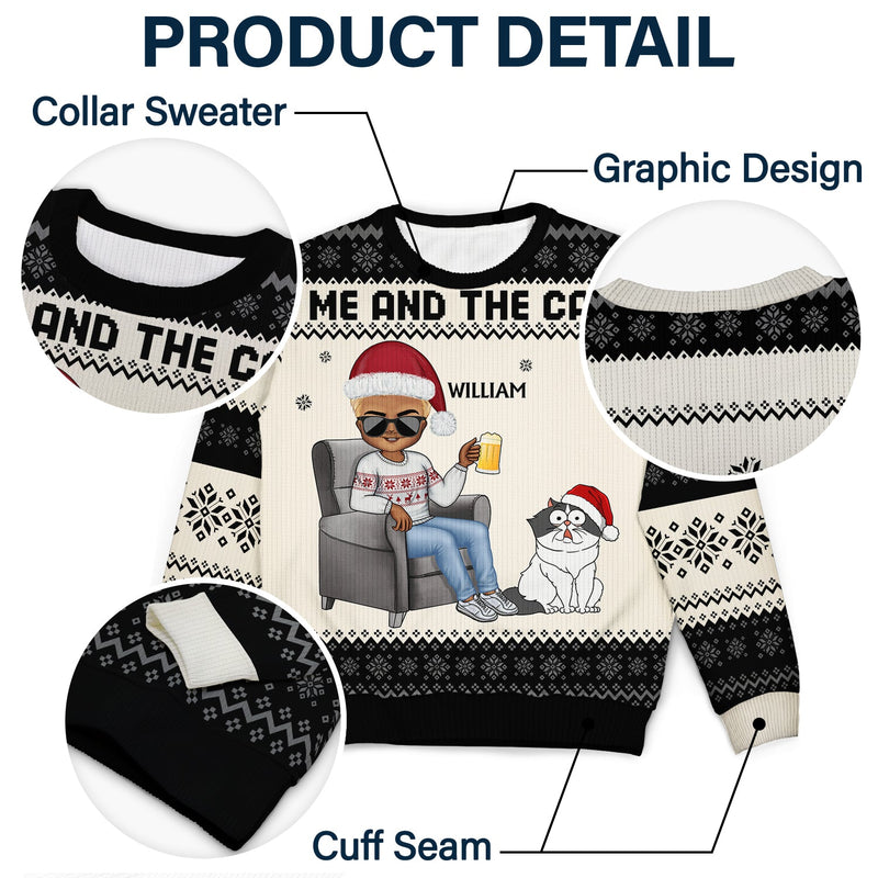 Best Dog Mom Ever Chibi - Christmas Gift For Dog Lovers, Cat Lovers - Personalized Unisex Ugly Sweater