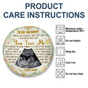Custom Photo I Can Hear You Say You Love Me - Baby Shower Gift, First Mom, Wife - Personalized Round Pillow