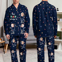 Custom Photo This Nana Belongs To - Birthday, Loving Gift For Mom, Grandma - Personalized Long Pajamas Set