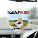 Proud Baseball Softball Mom - Birthday, Loving Gift For Sport Fan, Mom, Mother - Personalized Acrylic Car Hanger
