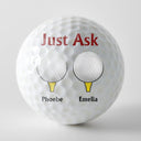 Best Dad By Par - Gift For Father, Golfer - Personalized Golf Ball