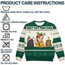 Best Cat Mom Ever Christmas - Personalized Unisex Ugly Sweater