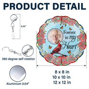 Family, Parents, Gift For Grandparents - Custom Photo I'm Always With You - Personalized Wind Spinner