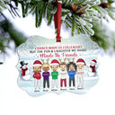 Work Made Us Colleagues - Christmas Gift For Co-worker - Personalized Custom Aluminum Ornament
