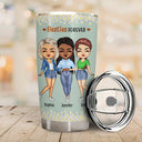 Best Friends Besties Forever - Gift For BFF And Colleagues - Personalized Custom Tumbler