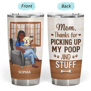 Thank You Best Dog Mom Ever - Mother Gift - Personalized Custom Tumbler