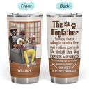 Thank You Best Dog Dad Ever - Father Gift - Personalized Custom Tumbler